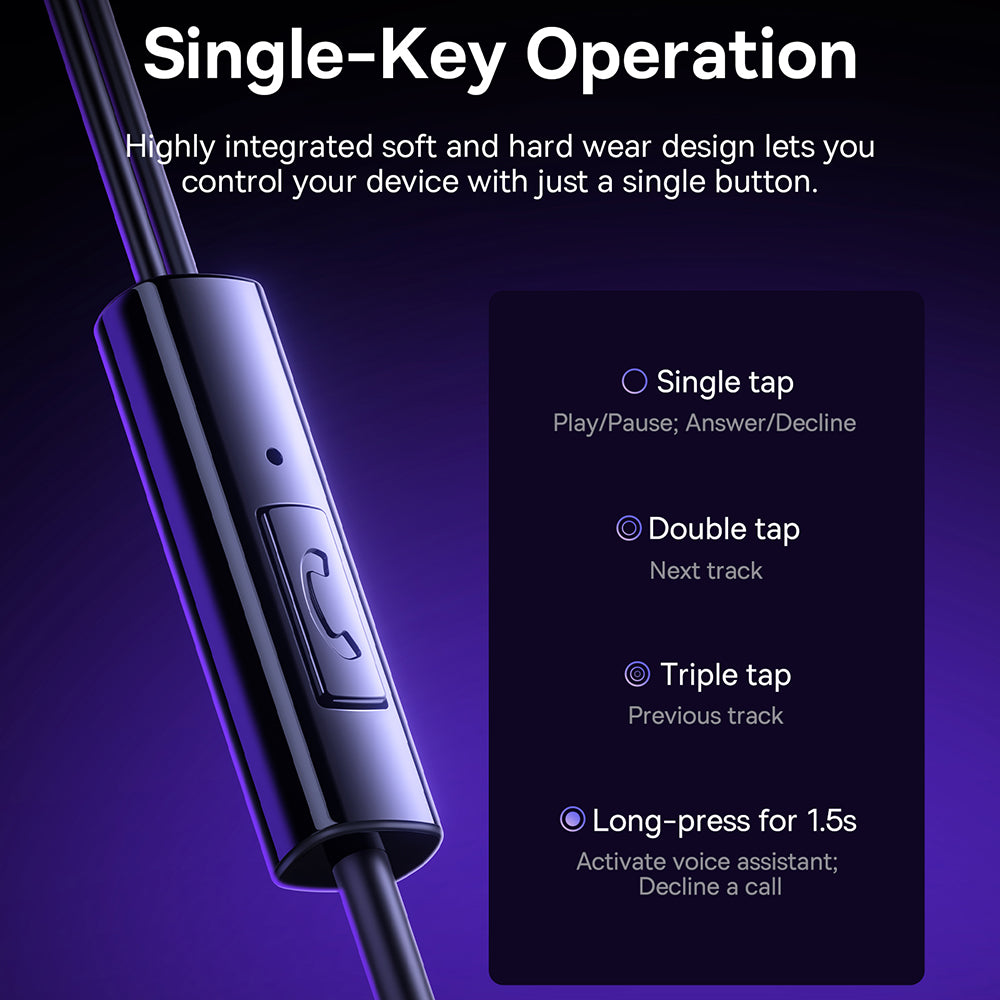 Handsfree USB-C Baseus Encok CZ11, Musta A00164300113-Z1