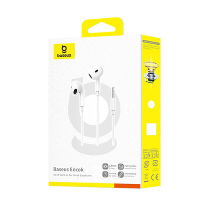 Handsfree 3.5mm Baseus Encok HZ19, Valkoinen A00182301213-00