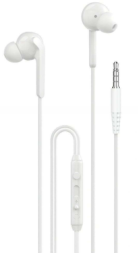 Handsfree 3,5 mm Dudao X3+, Valkoinen