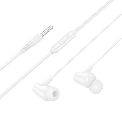 Handsfree 3.5mm HOCO M112, Valkoinen