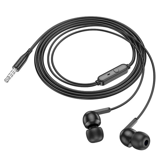 Handsfree 3.5mm HOCO M124, Musta