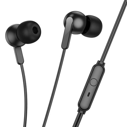 Handsfree 3.5mm HOCO M124, Musta