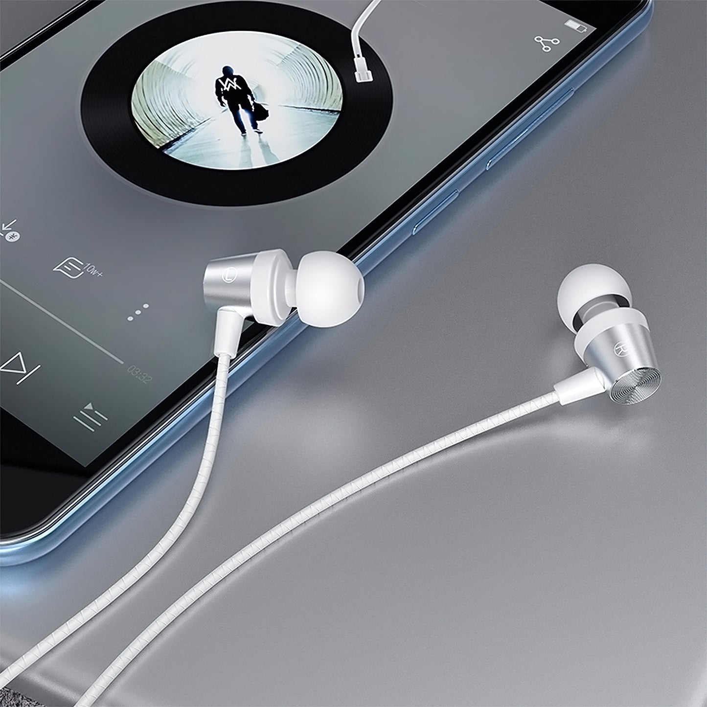 Handsfree 3.5mm HOCO M79, White