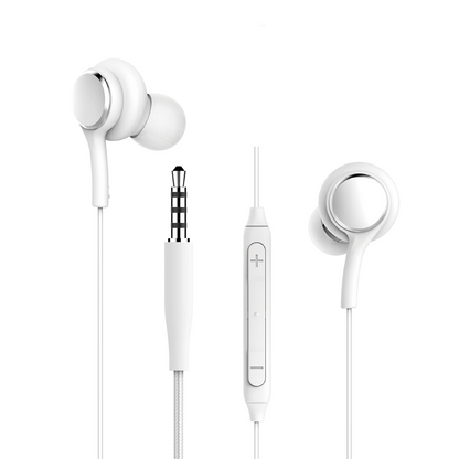 Handsfree 3.5mm WiWu EB310, White 