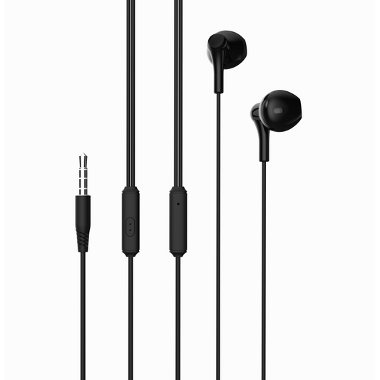 Handsfree 3.5mm XO Design EP39, Musta