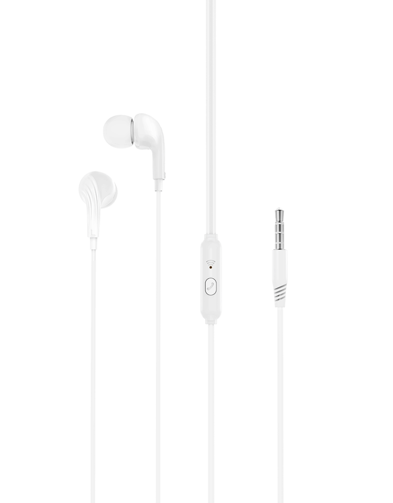 Handsfree 3,5 mm XO Design EP86, valkoinen