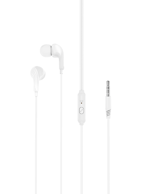 Handsfree 3,5 mm XO Design EP86, valkoinen