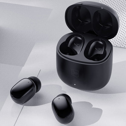 Handsfree Bluetooth 3MK FlowBuds, TWS, Musta