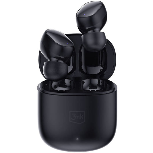 Handsfree Bluetooth 3MK FlowBuds, TWS, Musta
