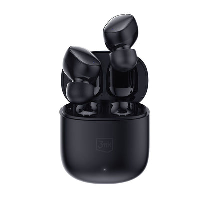 Handsfree Bluetooth 3MK FlowBuds, TWS, Musta