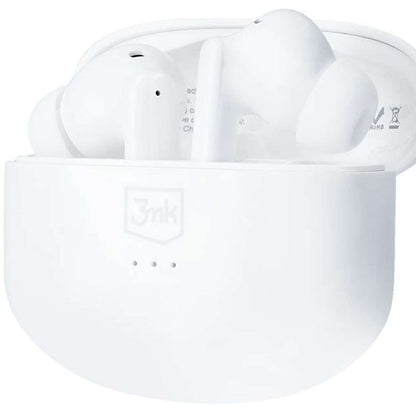 Handsfree Bluetooth 3MK LIFEPODS, TWS, ANC, Valkoinen