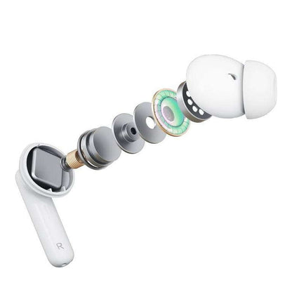 Handsfree Bluetooth 3MK LIFEPODS, TWS, ANC, Valkoinen