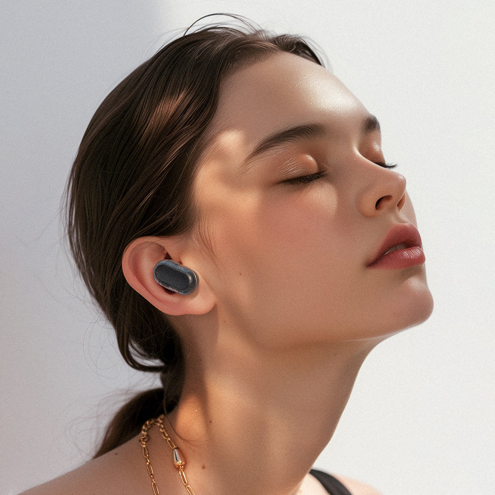 Handsfree Bluetooth Acefast Acefit Neo, TWS, Musta