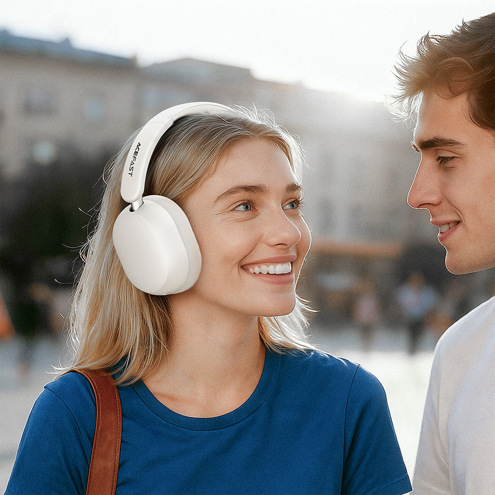 Handsfree Bluetooth Acefast H12, A2DP, ANC, Musta