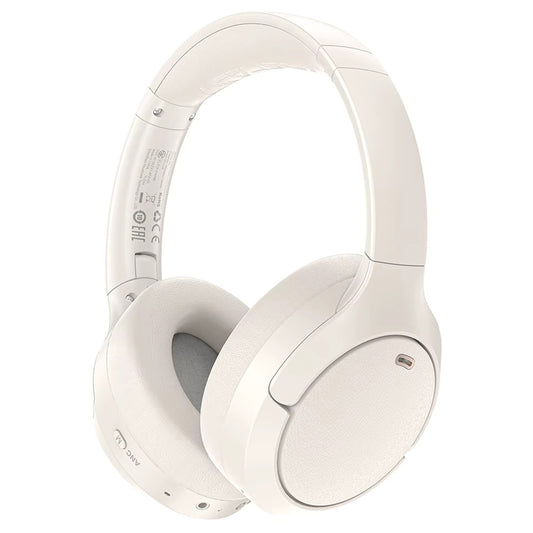 Handsfree Bluetooth Acefast H6, A2DP, ANC, Valkoinen