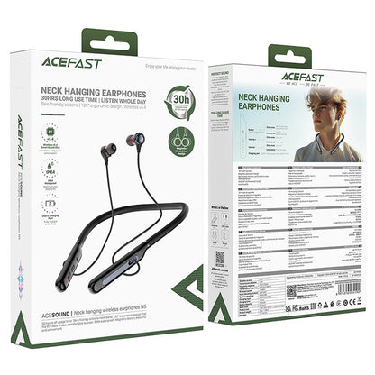 Handsfree Bluetooth Acefast N5, A2DP, Musta