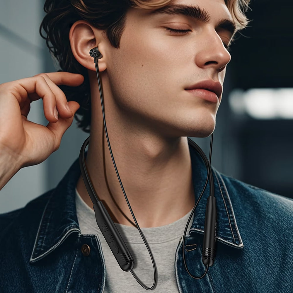 Handsfree Bluetooth Acefast N9, A2DP, Musta