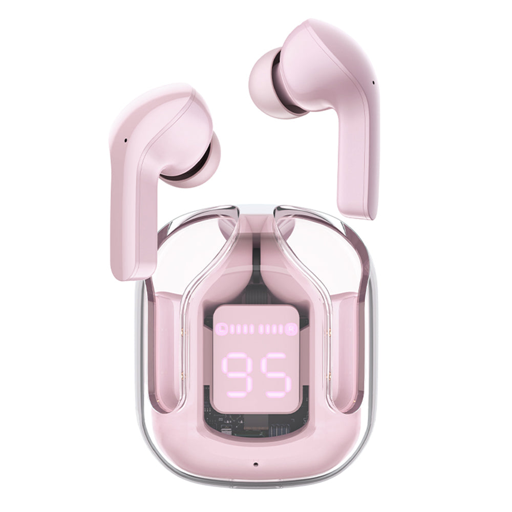 Handsfree Bluetooth Acefast T6, TWS, Pinkki