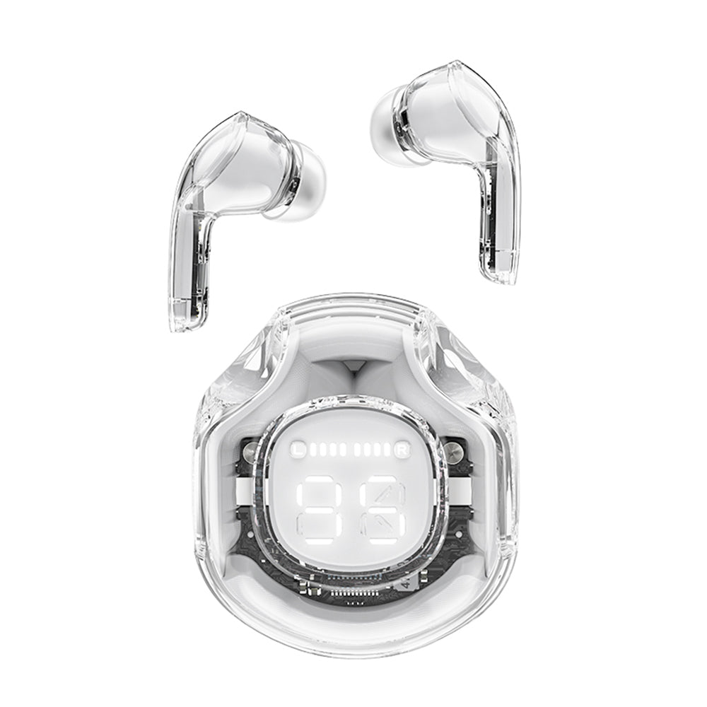 Handsfree Bluetooth Acefast T8, TWS, Valkoinen