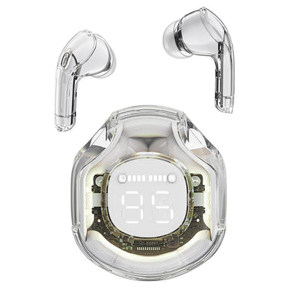 Handsfree Bluetooth Acefast T8, TWS, Valkoinen