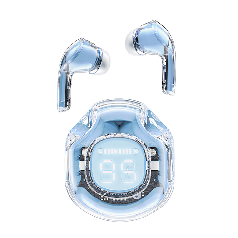 Handsfree Bluetooth Acefast T8, TWS, Sininen