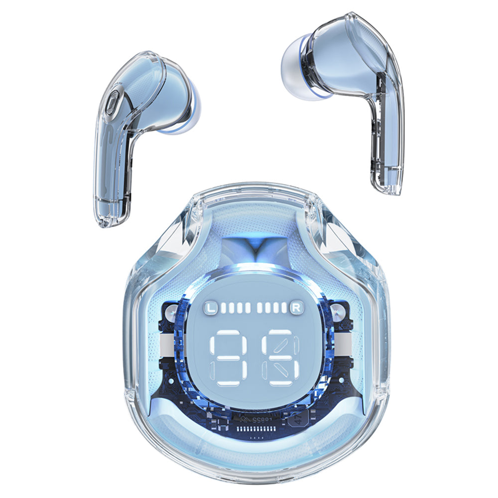 Handsfree Bluetooth Acefast T8, TWS, Sininen