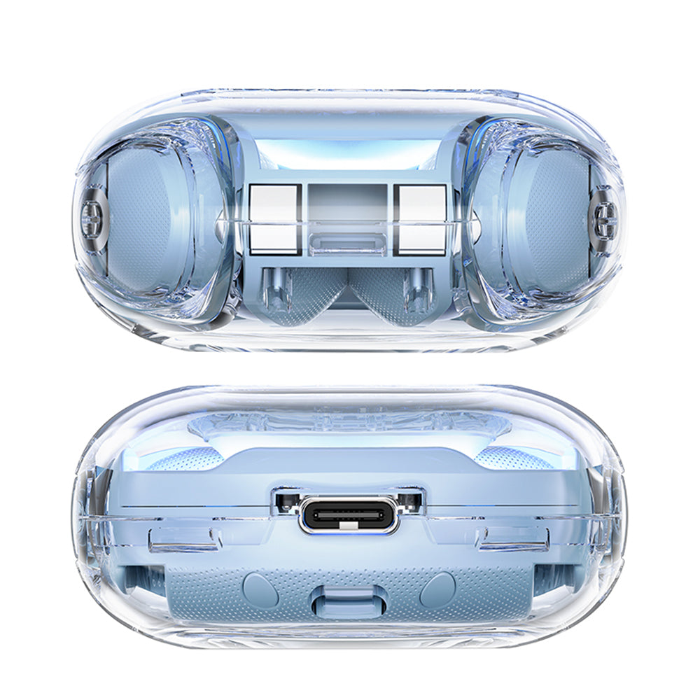 Handsfree Bluetooth Acefast T8, TWS, Sininen