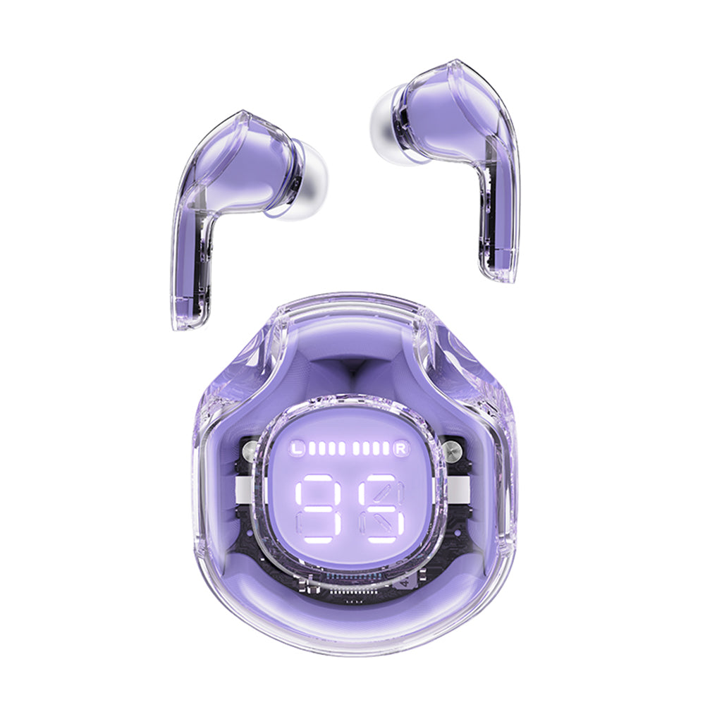 Handsfree Bluetooth Acefast T8, TWS, Violetti