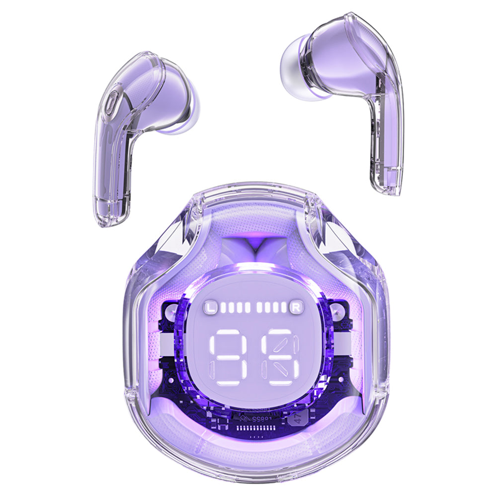 Handsfree Bluetooth Acefast T8, TWS, Violetti