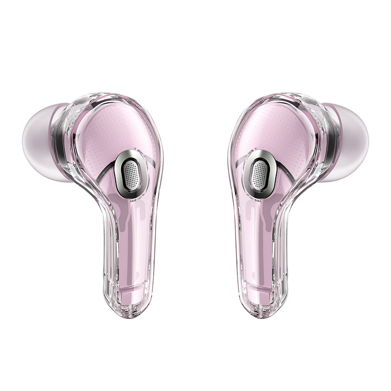 Handsfree Bluetooth Acefast T8, TWS, Pinkki