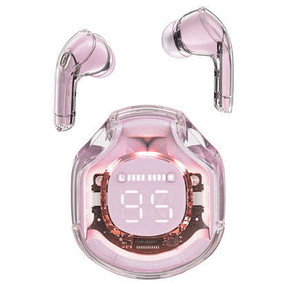 Handsfree Bluetooth Acefast T8, TWS, Pinkki