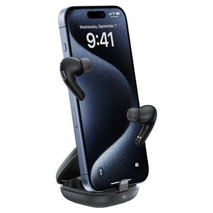 Handsfree Bluetooth Acefast W4, TWS, Beige