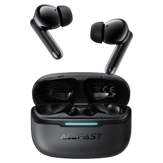 Handsfree Bluetooth Acefast W5, TWS, ANC, Musta