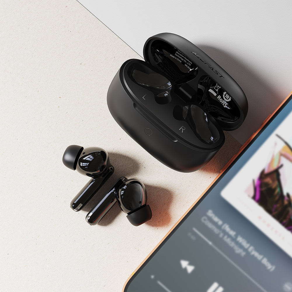 Handsfree Bluetooth Acefast W7, TWS, Valkoinen