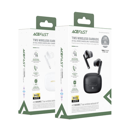 Handsfree Bluetooth Acefast W7, TWS, Musta