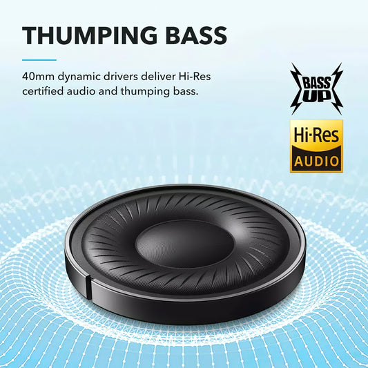 Handsfree Bluetooth Anker SoundCore Life Q20i, MultiPoint, A2DP, ANC, Sininen A3004G31