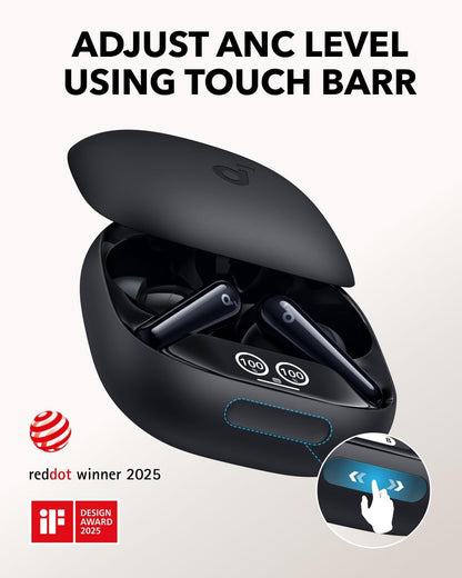Handsfree Bluetooth Anker Soundcore Liberty 4 Pro, TWS, ANC, Musta A3954G11