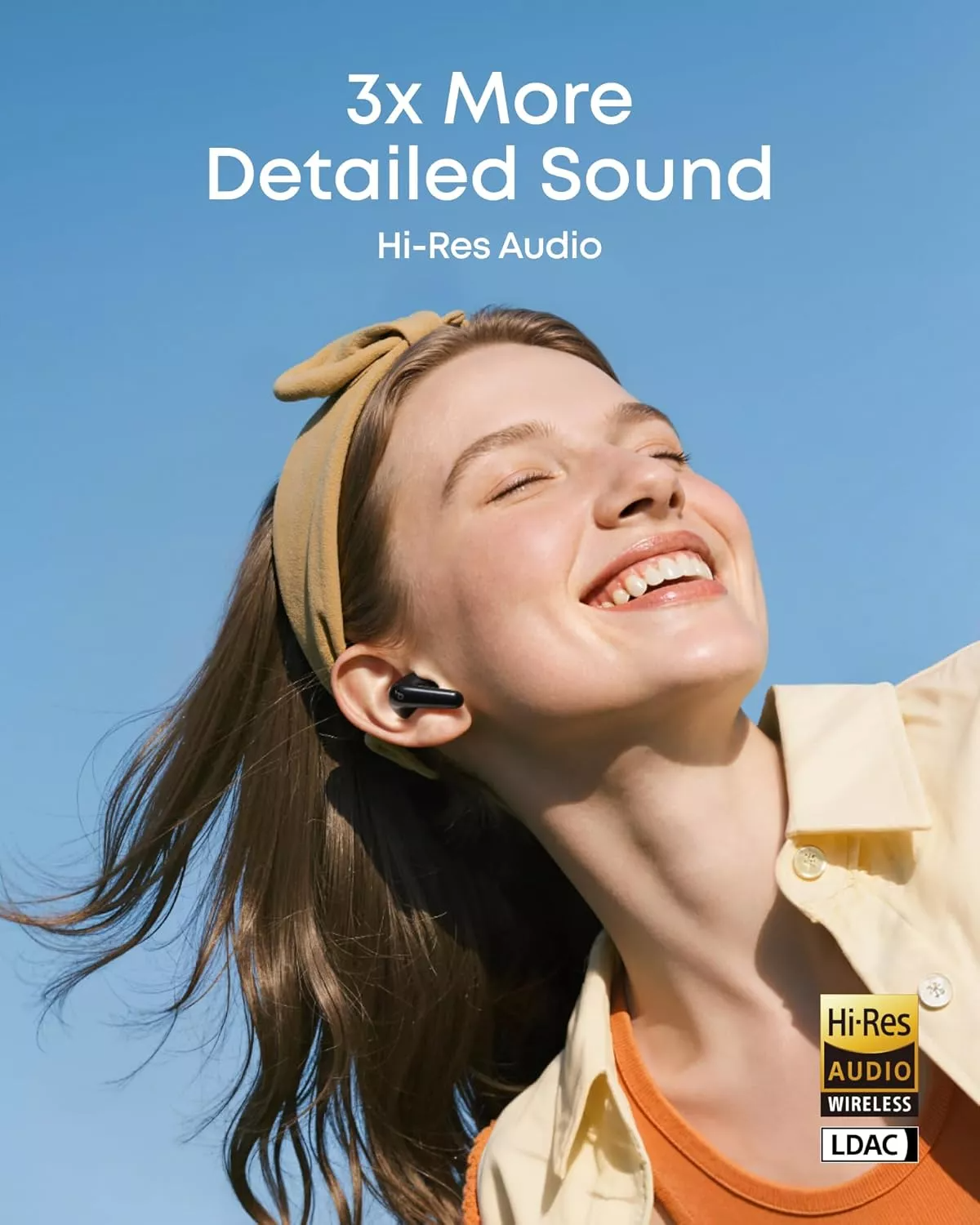 Handsfree Bluetooth Anker SoundCore R60i, TWS, ANC, Musta D1202G11