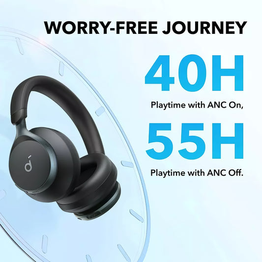 Handsfree Bluetooth Bluetooth Anker SoundCore Space On, Multipoint, A2DP, ANC, Black A3035G11