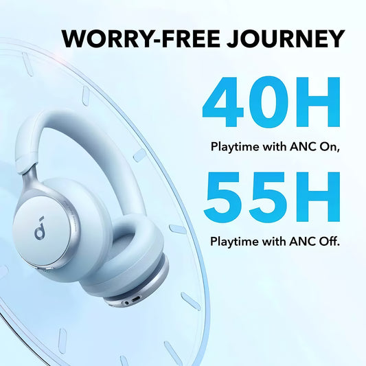 Bluetooth Handsfree Bluetooth Anker SoundCore Space On, Multipoint, A2DP, ANC, Blue A3035G31
