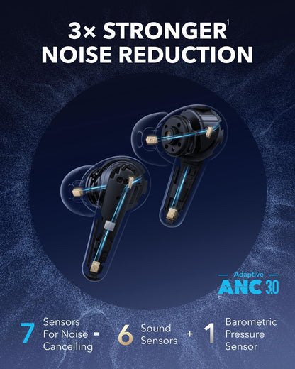 Handsfree Bluetooth Anker Soundcore Liberty 4 Pro, TWS, ANC, Musta A3954G11