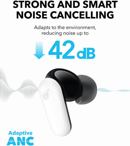 Handsfree Bluetooth Anker SoundCore P30i, TWS, ANC, Valkoinen A3959321