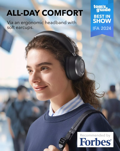 Handsfree Bluetooth Anker Soundcore Space One Pro, A2DP, ANC, Musta A3062G11