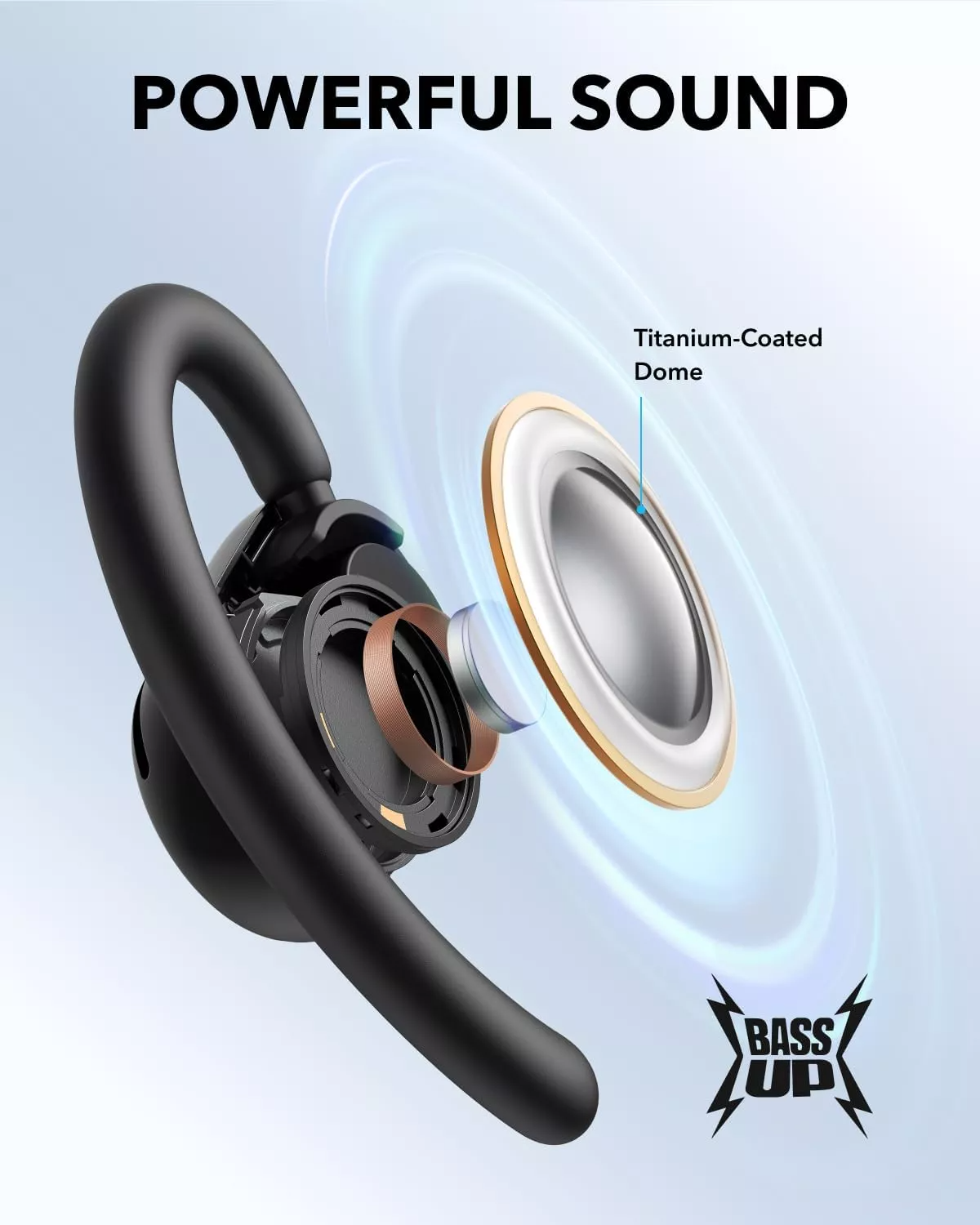 Handsfree Bluetooth Anker SoundCore V20i, TWS, Musta A3876G11