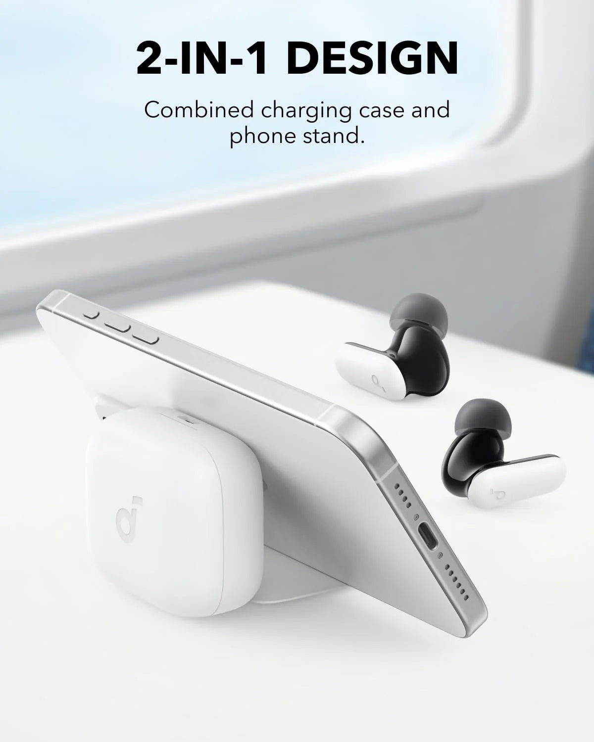 Handsfree Bluetooth Anker SoundCore P30i, TWS, ANC, Valkoinen A3959321