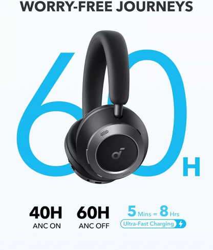 Handsfree Bluetooth Anker Soundcore Space One Pro, A2DP, ANC, Musta A3062G11