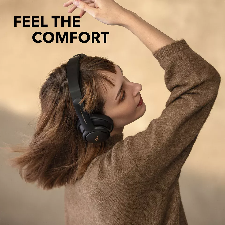Handsfree Bluetooth Anker SoundCore Q30, A2DP, ANC, Musta A3028313