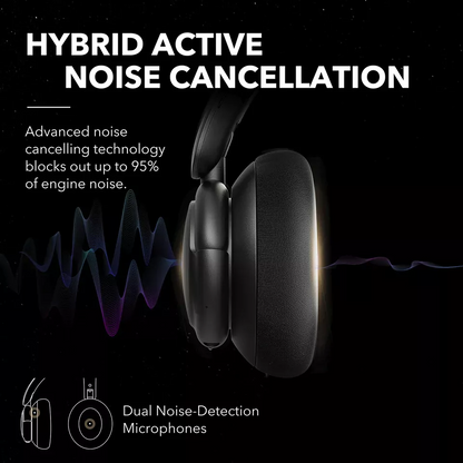 Handsfree Bluetooth Anker SoundCore Q30, A2DP, ANC, Musta A3028313