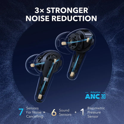 Handsfree Bluetooth Anker SoundCore Liberty 4 Pro NC, TWS, ANC, Musta A3954GF1