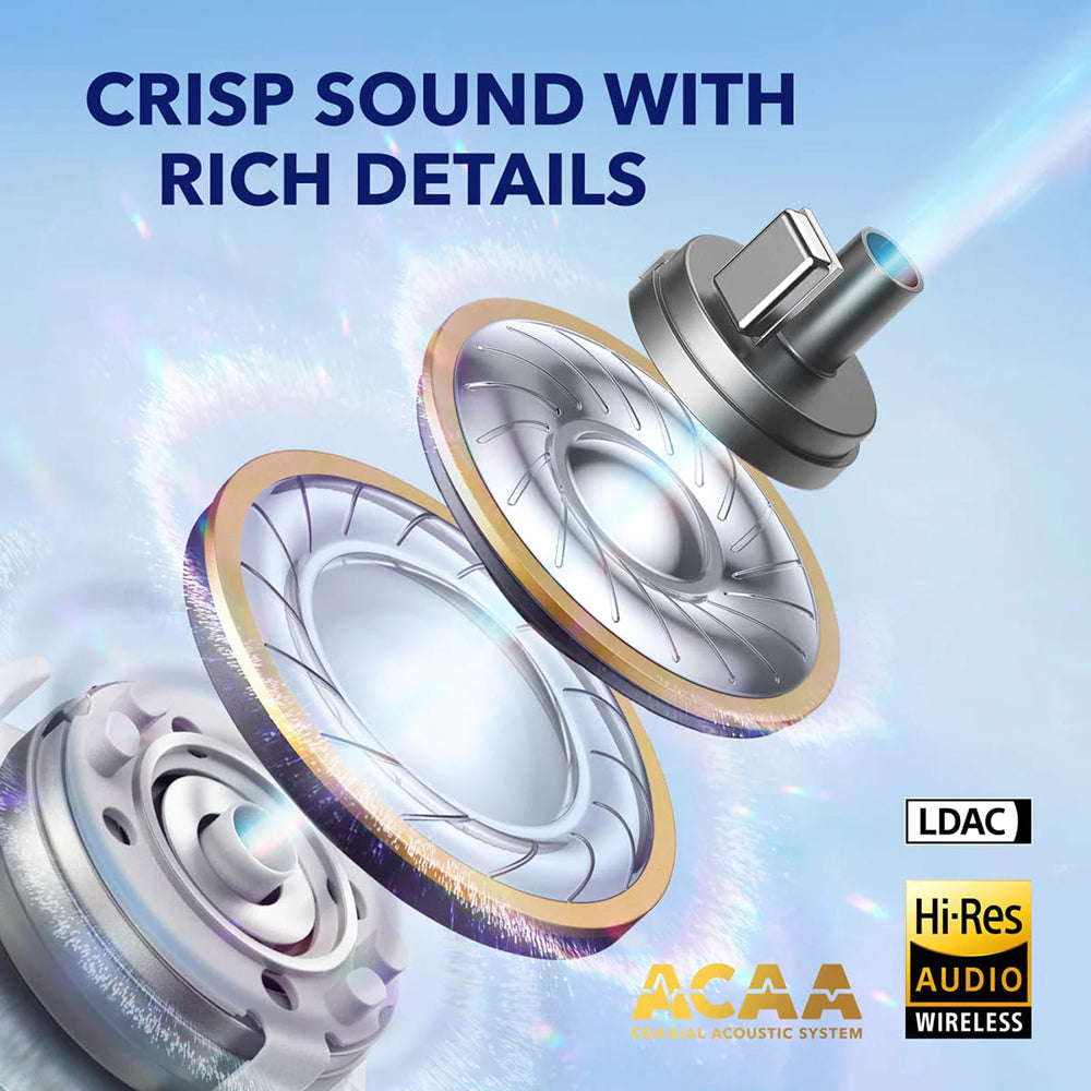 Handsfree Bluetooth Anker SoundCore Liberty 4, TWS, ANC, Valkoinen A3953G21